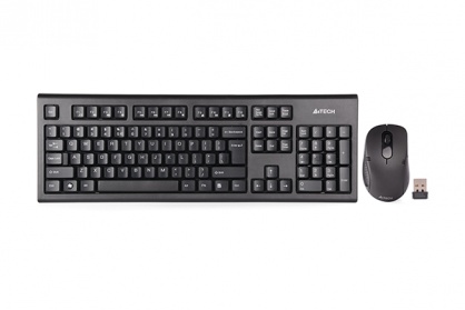 Kit tastatura + mouse Wireless Padless,  A4Tech 7100N